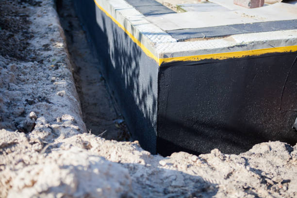 Professional Waterproofing technician working in Broomall, PA